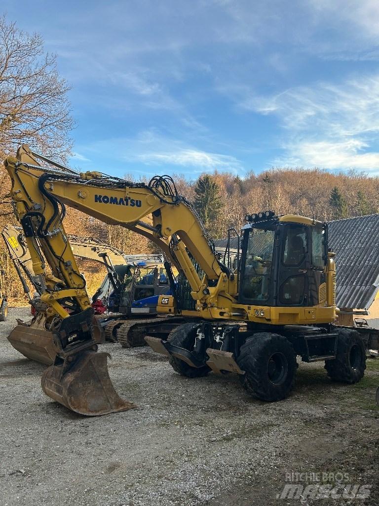 Komatsu Pw118mr11 Wheeled Excavators
