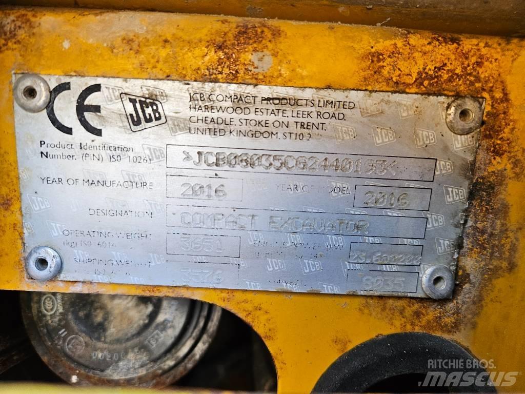 JCB 8035 Mini Excavators <7t (Mini Diggers)