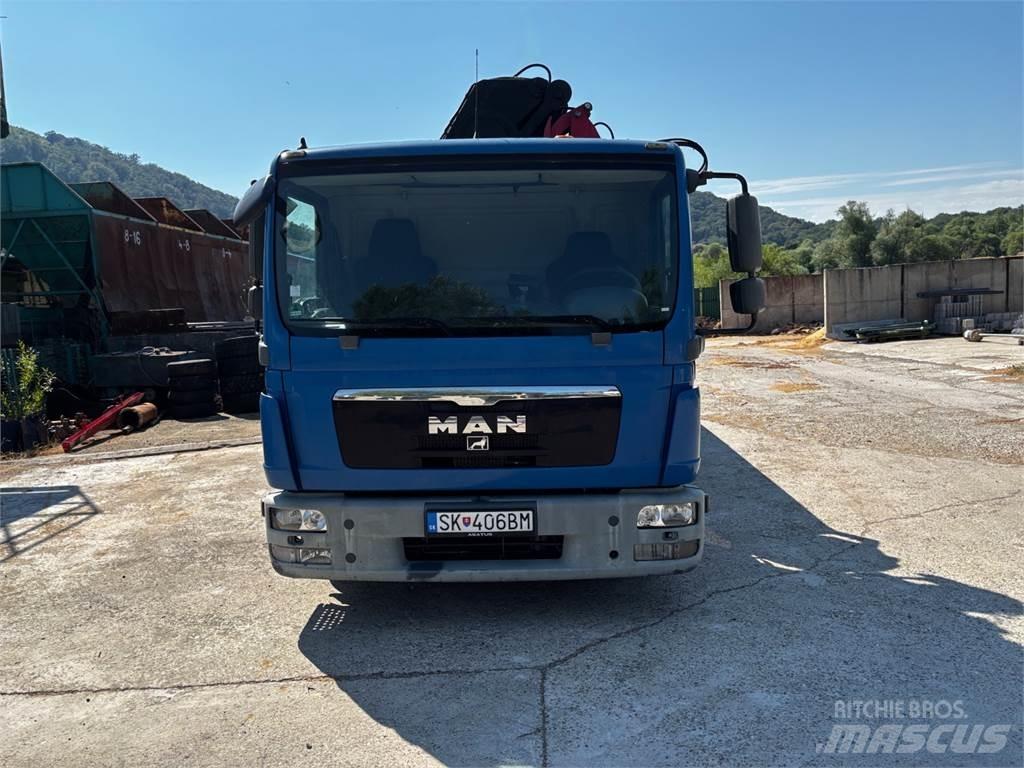 MAN TGL 12.180 + HR Flatbed Trucks