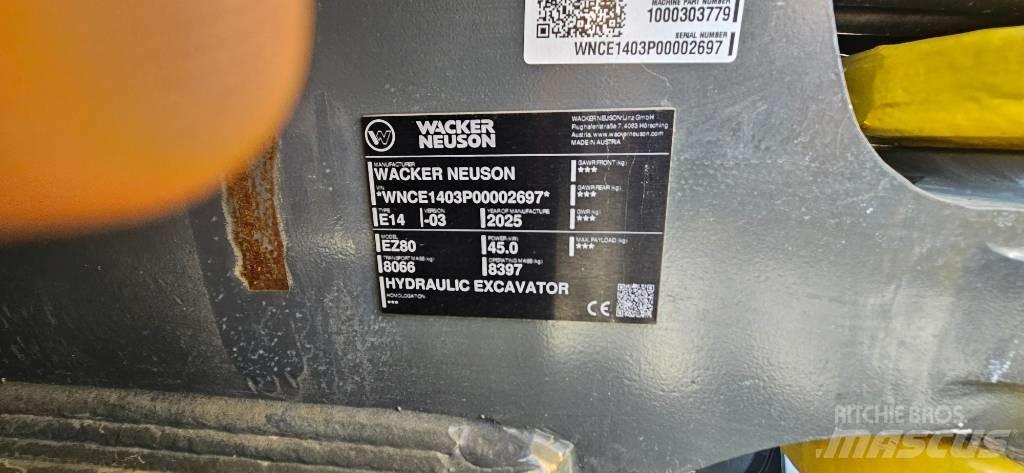 Wacker Neuson EZ 80 Mini excavators  7t - 12t