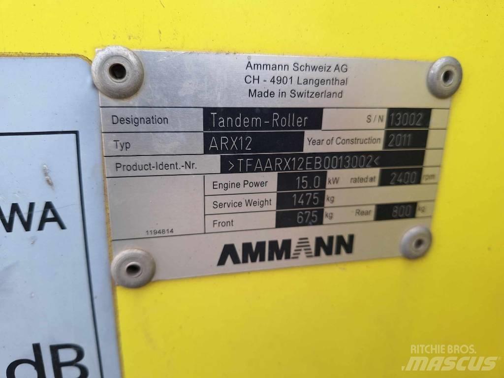 Ammann ARX 12 Twin drum rollers
