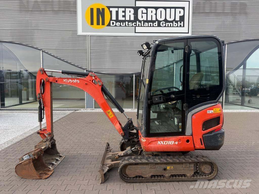 Kubota KX 018-4 Mini Excavators <7t (Mini Diggers)