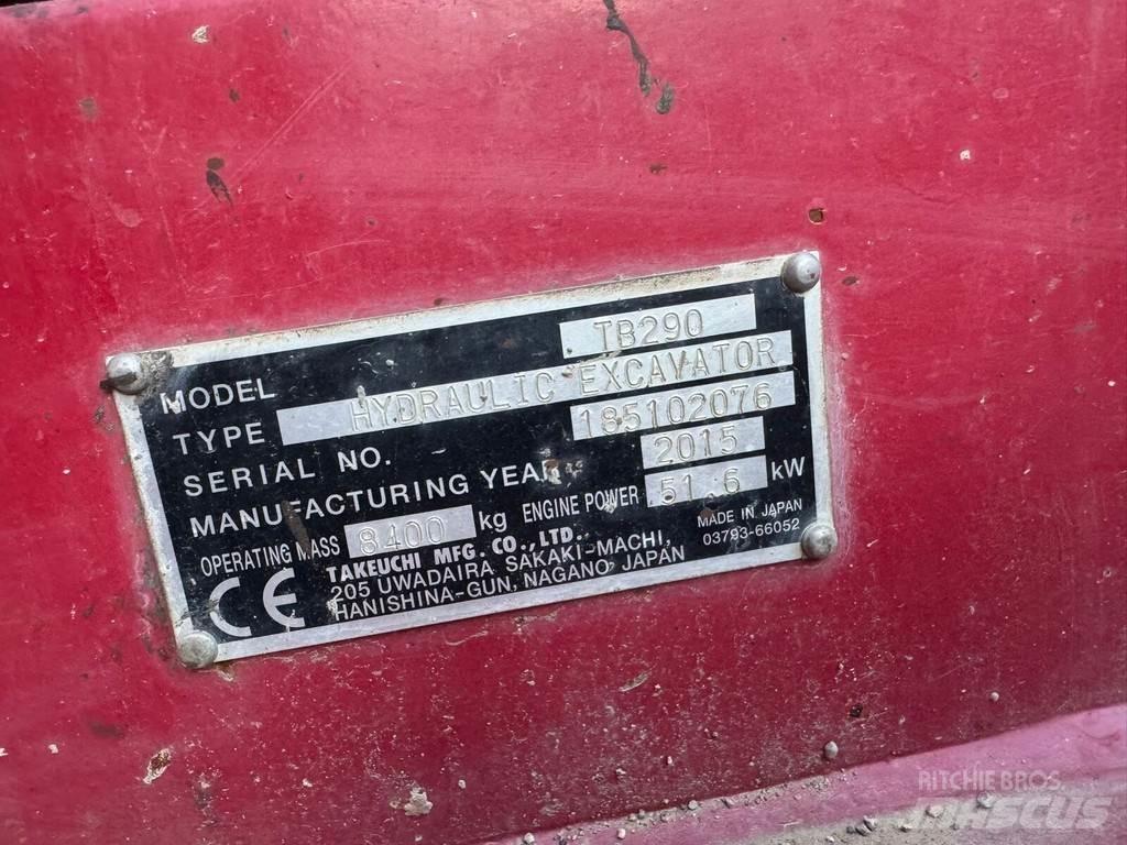 Takeuchi TB 290 Crawler Excavators