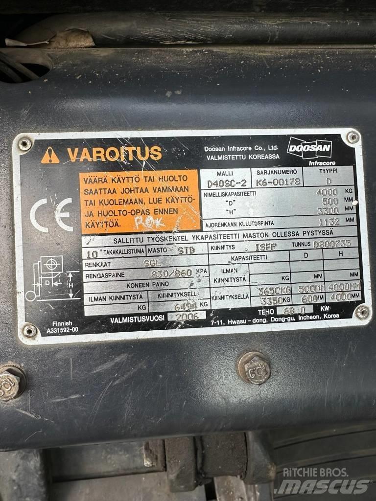 Daewoo D40SC-2 Diesel Forklifts