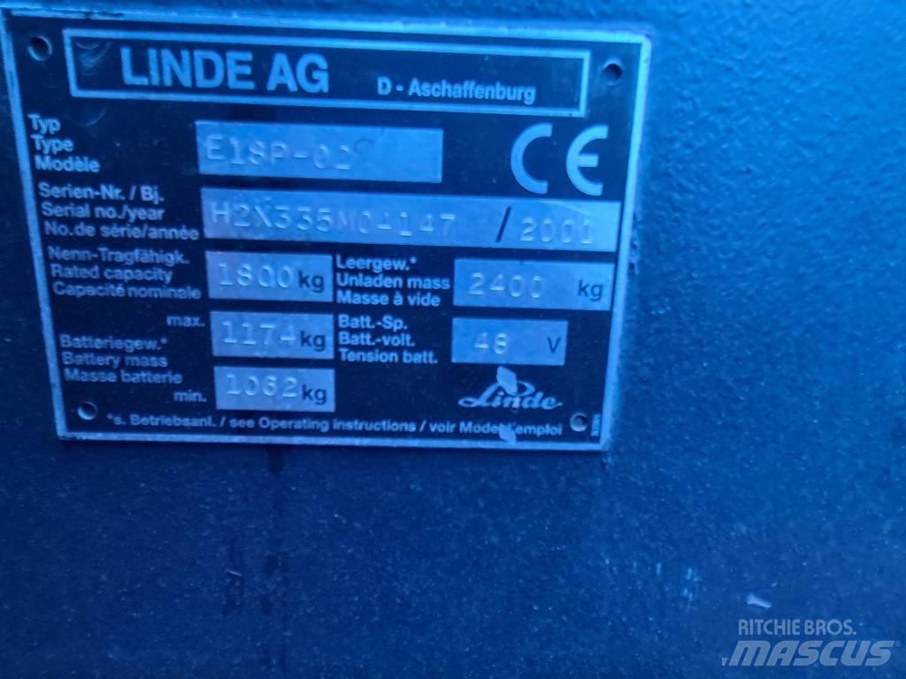 Linde E16P Electric Forklifts