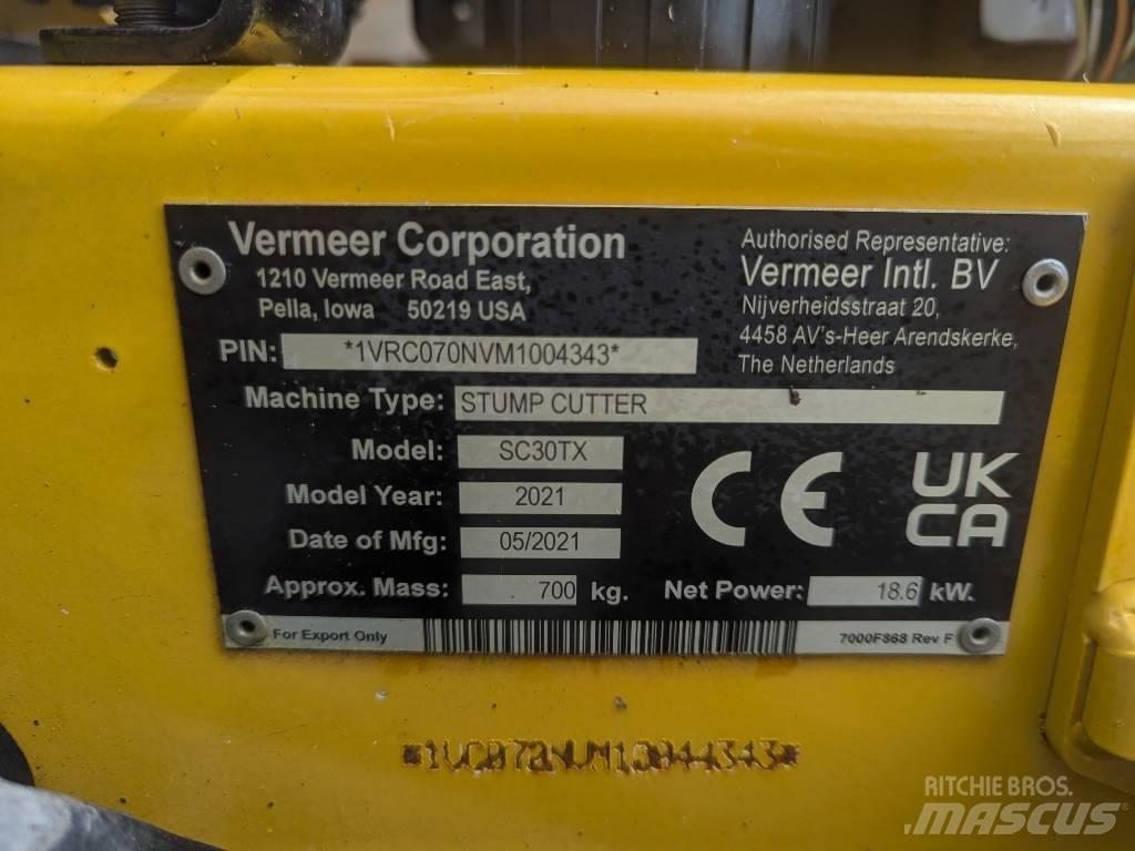 Vermeer SC30TX Grinders