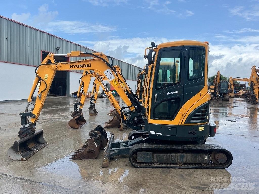 Hyundai R30 Z-9AK Mini Excavators <7t (Mini Diggers)