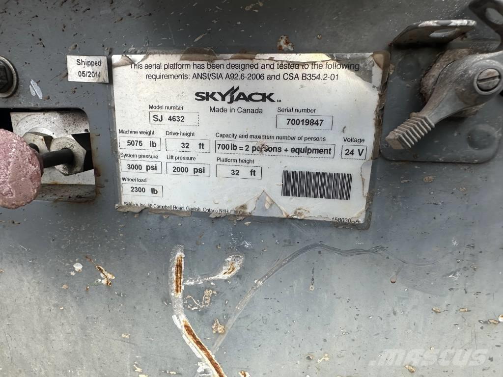 SkyJack SJ 4632 Scissor Lifts