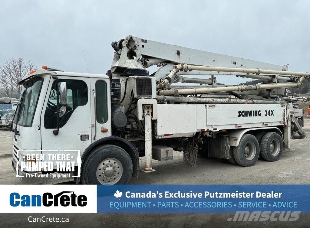 Schwing 34x (#1019) Concrete Pumps