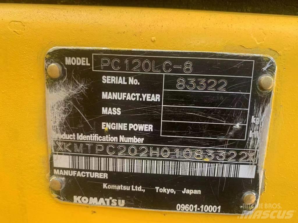 Komatsu PC 120-8 Mini excavators  7t - 12t