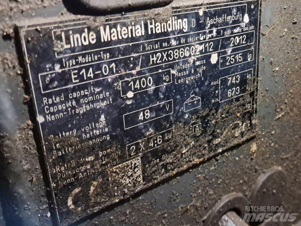 Linde E14-01 Electric Forklifts