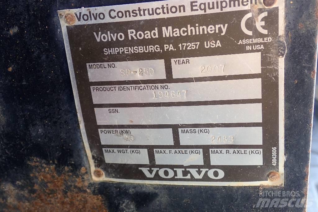 Volvo SD 25 D Single drum rollers