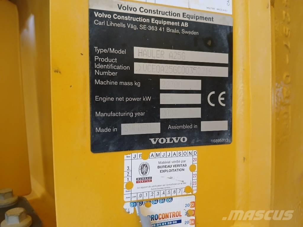 Volvo A 25 G Articulated Dump Trucks (ADTs)