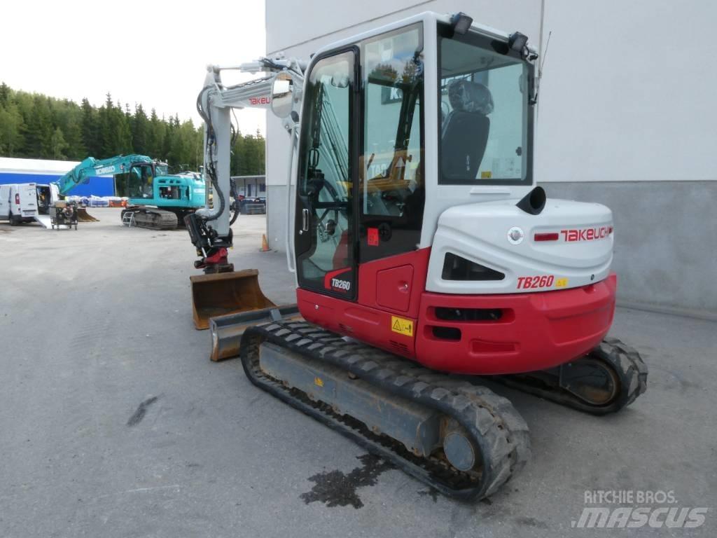 Takeuchi TB260 Mini Excavators <7t (Mini Diggers)