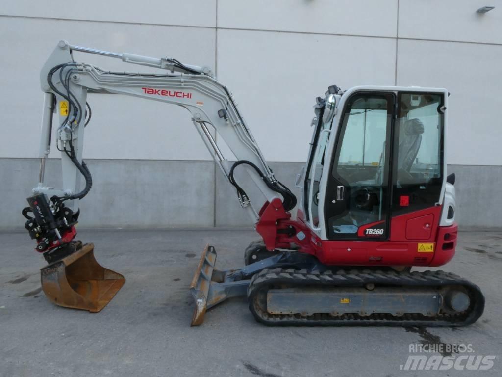 Takeuchi TB260 Mini Excavators <7t (Mini Diggers)
