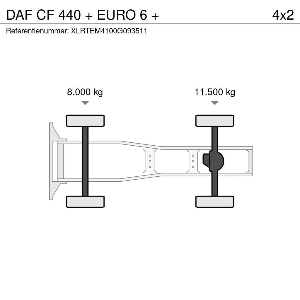 DAF CF 440 + EURO 6 + Conventional Trucks / Tractor Trucks