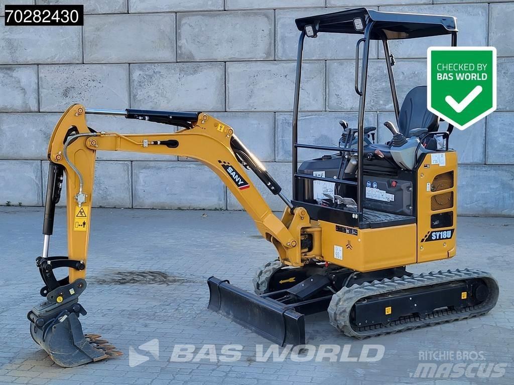 Sany SY18U Mini Excavators <7t (Mini Diggers)