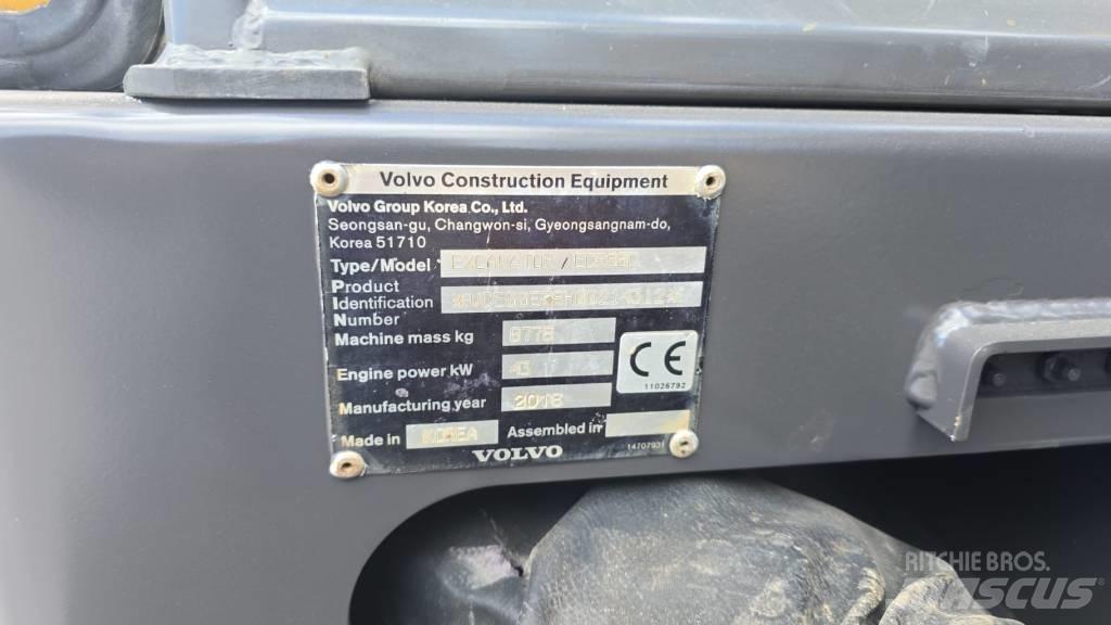 Volvo ECR 88 D Mini excavators  7t - 12t