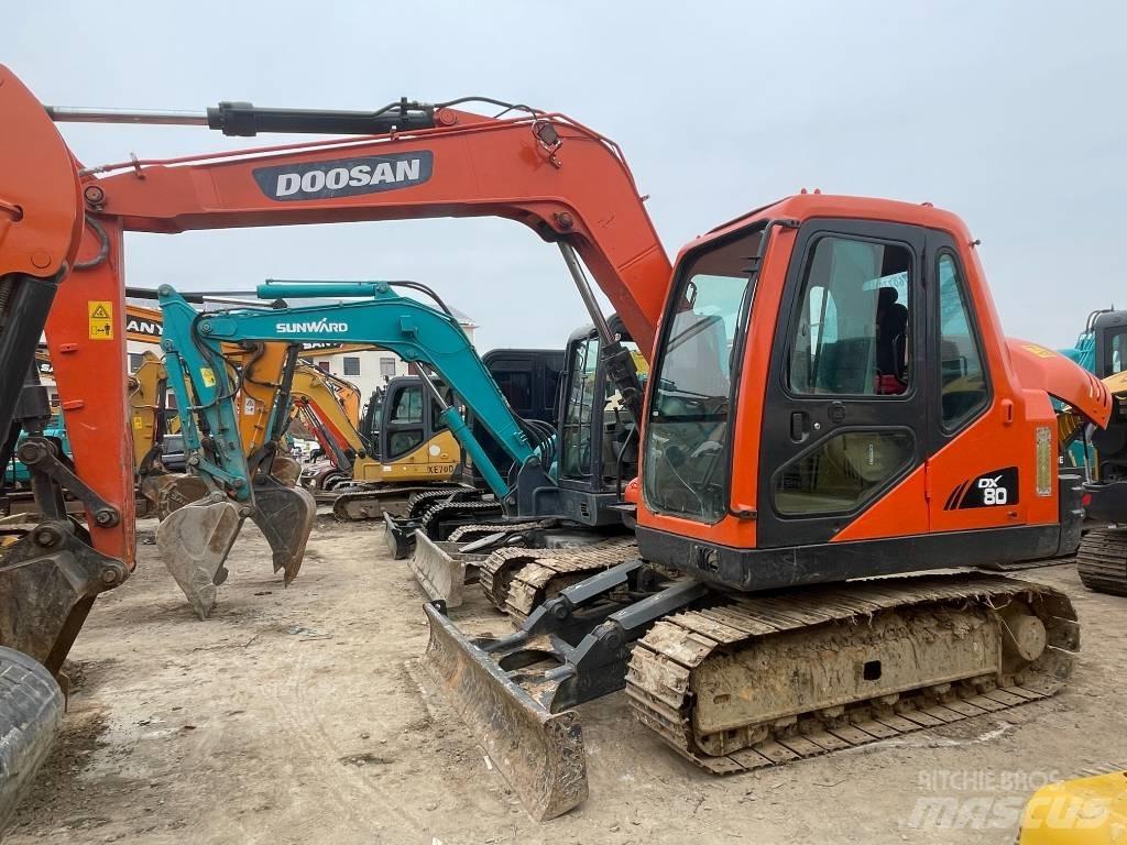 Doosan DX80 Mini Excavators <7t (Mini Diggers)