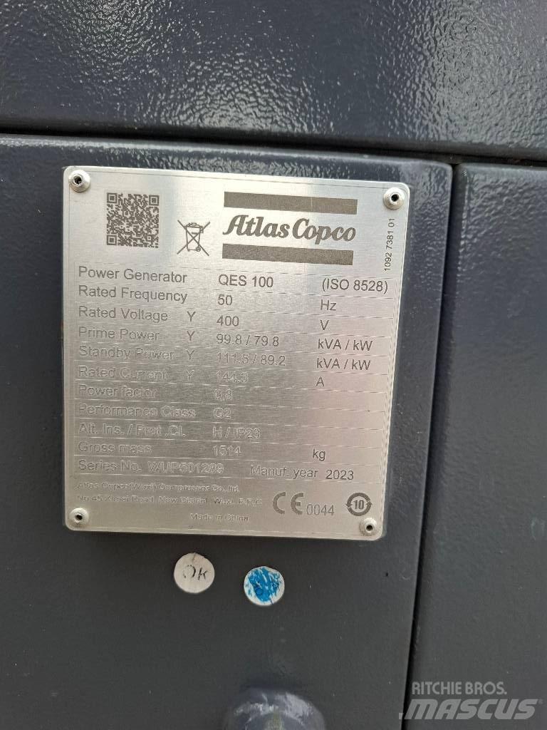 Atlas Copco QES 100 Diesel Generators