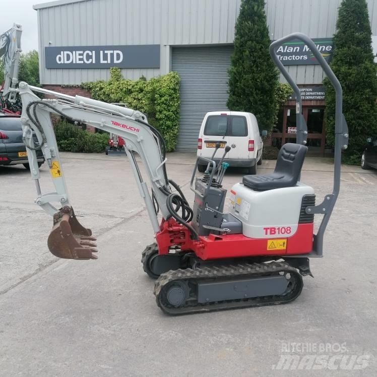 Takeuchi TB108 Mini Excavators <7t (Mini Diggers)