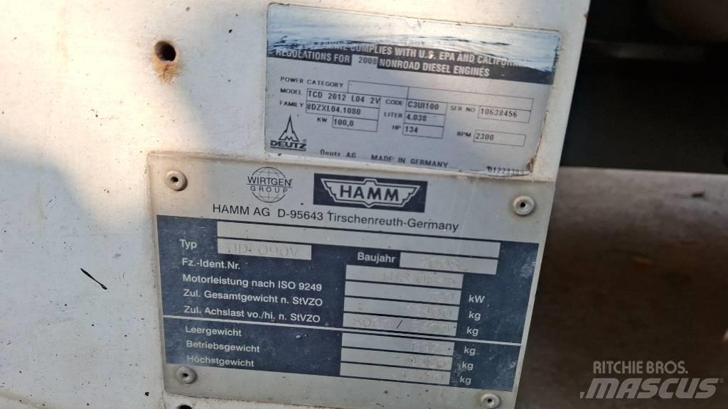 Hamm HDO 90 V Twin drum rollers