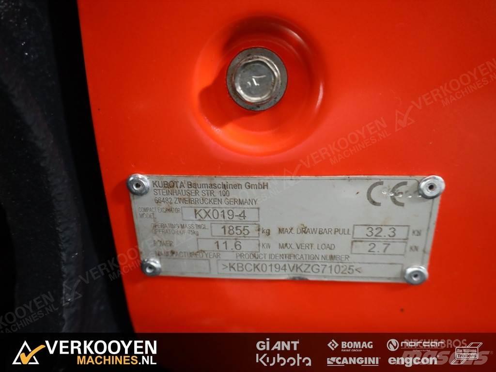 Kubota KX019-4 Mini Excavators <7t (Mini Diggers)