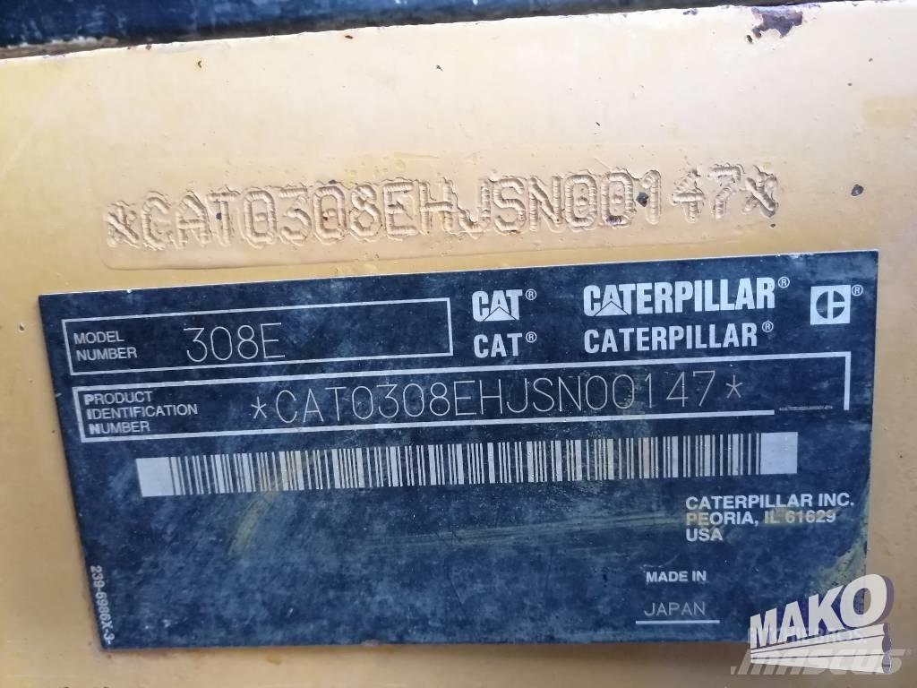 CAT 308 E CR Midi excavators  7t - 12t