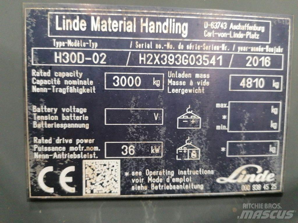 Linde H30D-02 Diesel Forklifts