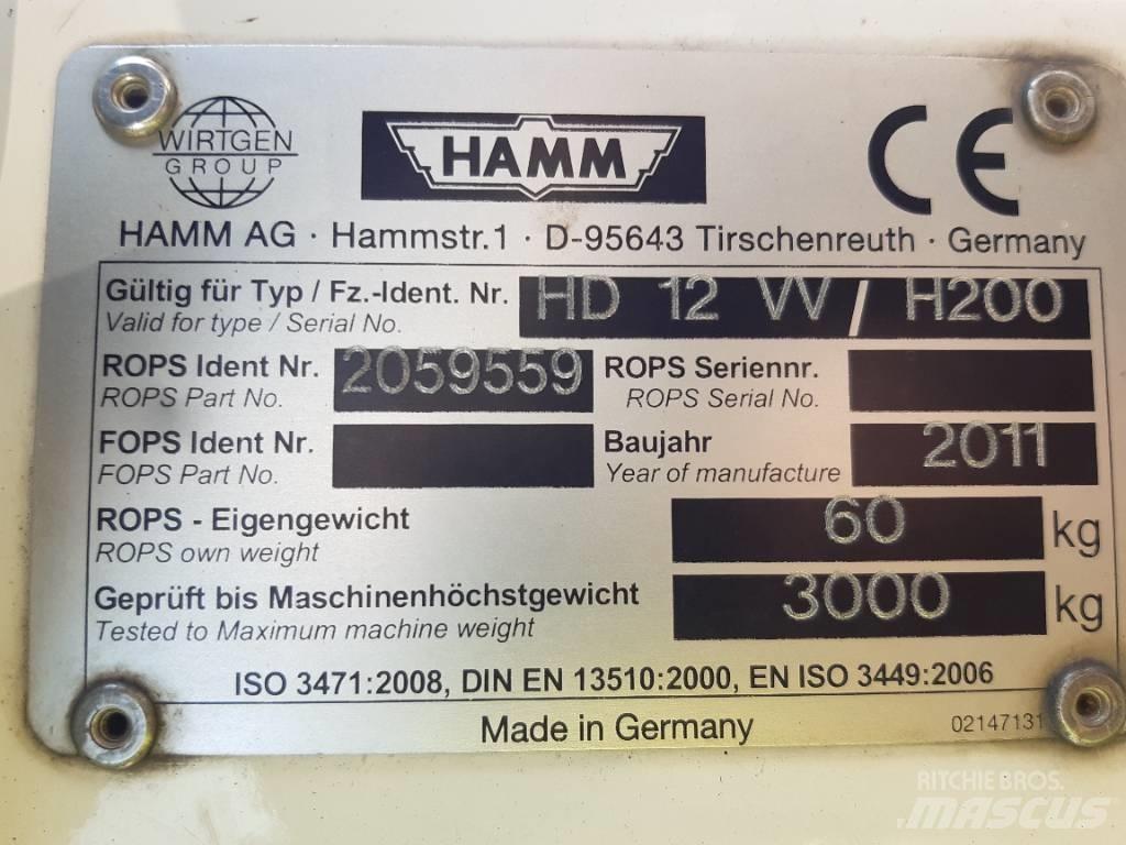 Hamm HD 12 VV Twin drum rollers