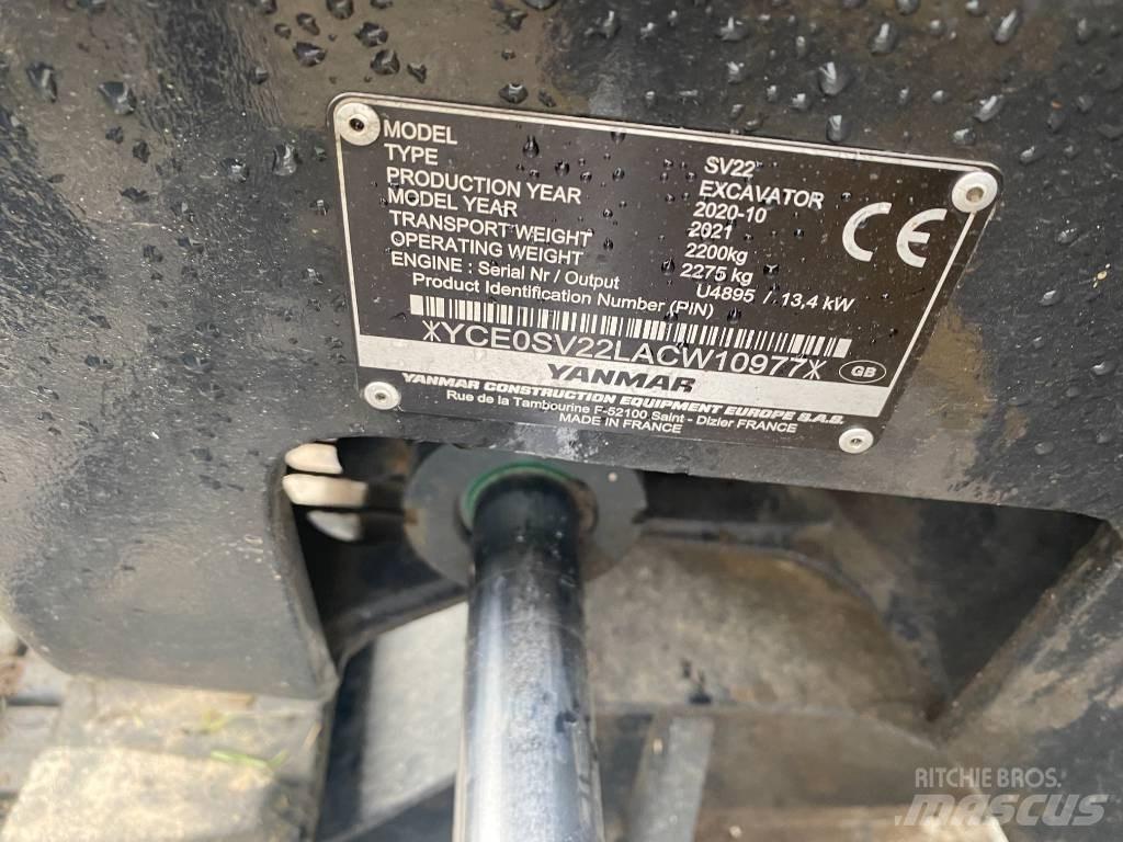 Yanmar SV 22 Mini Excavators <7t (Mini Diggers)