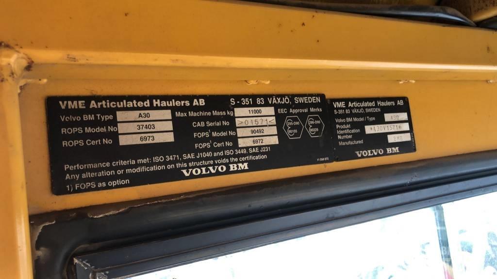 Volvo A 30 Articulated Dump Trucks (ADTs)