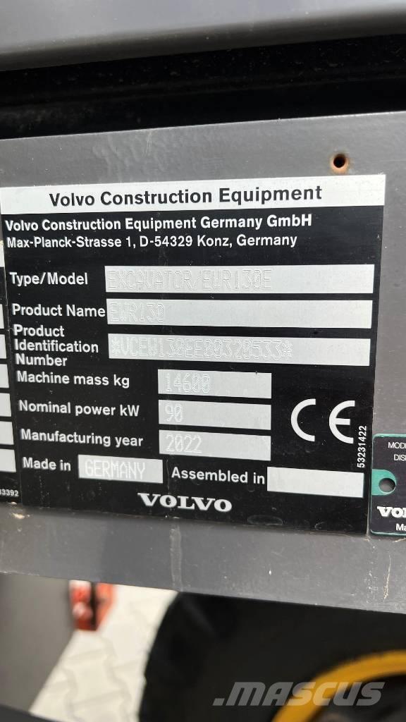 Volvo EWR 130 E Wheeled Excavators