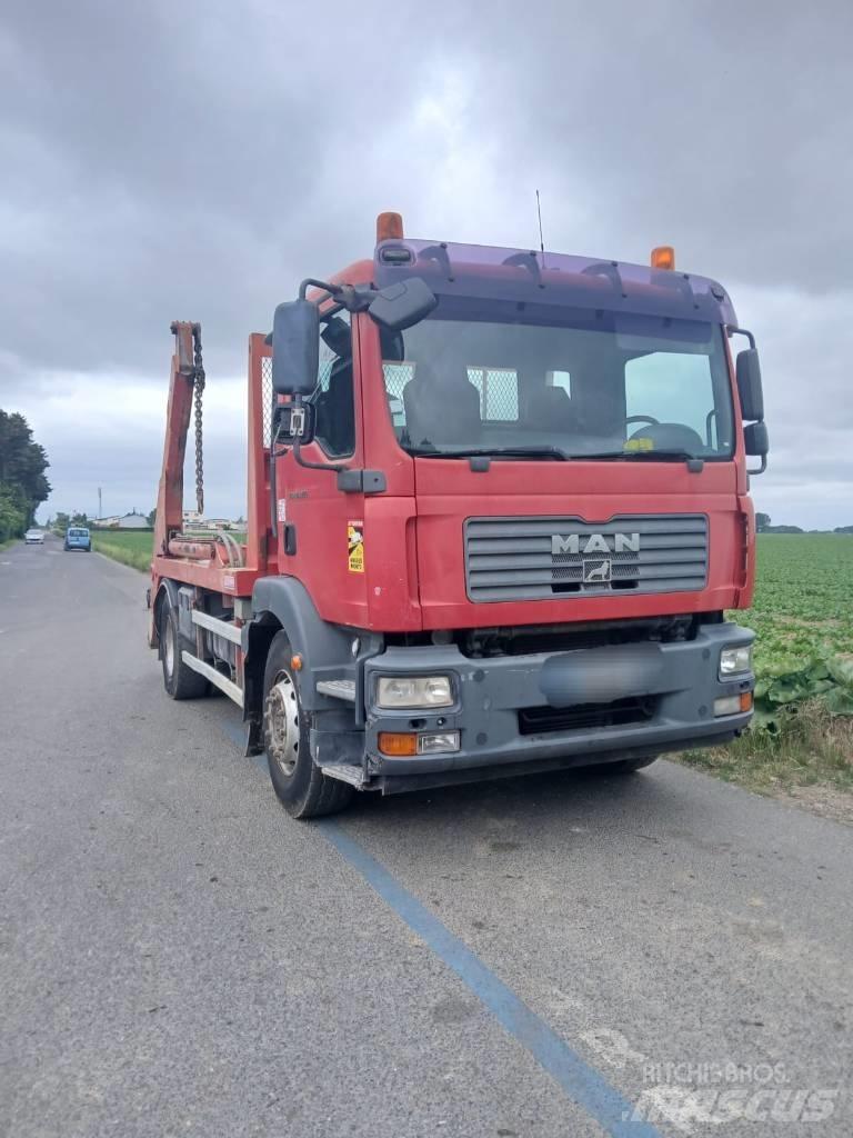 MAN TGM 18.280 Skip loader trucks