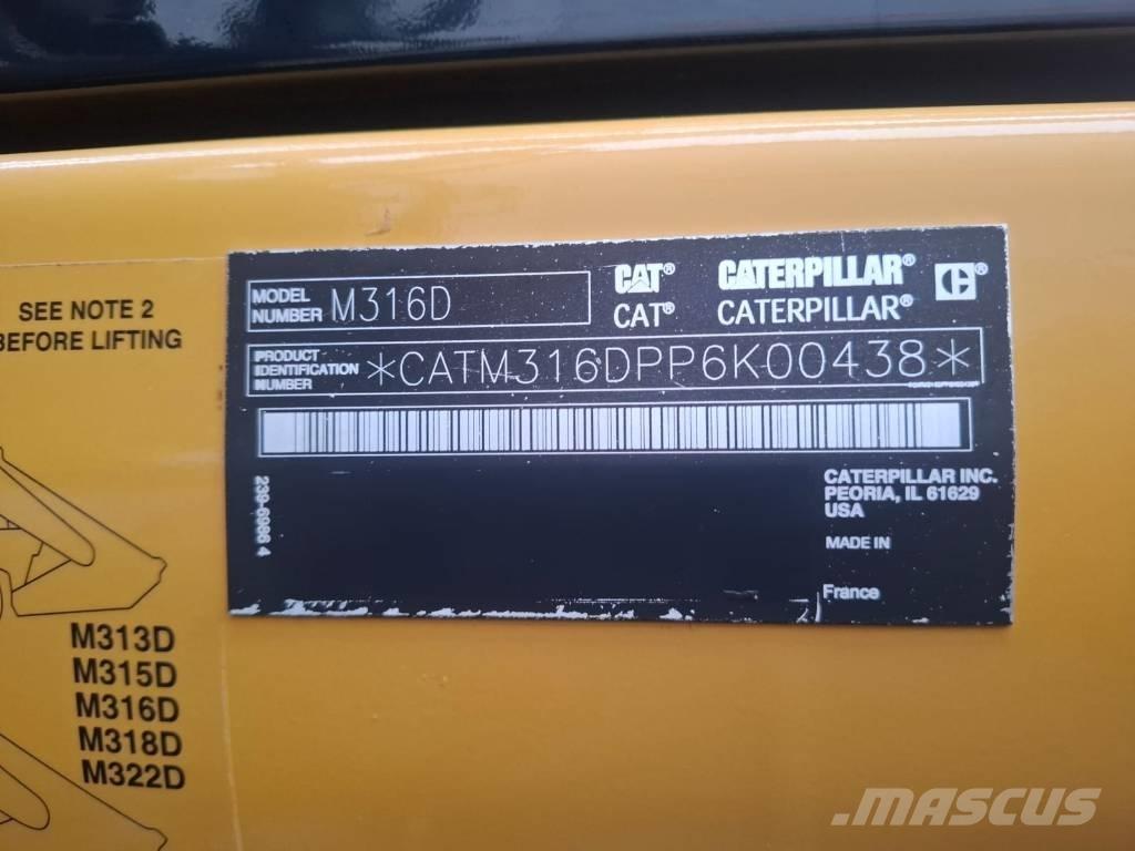 CAT 316D Wheeled Excavators