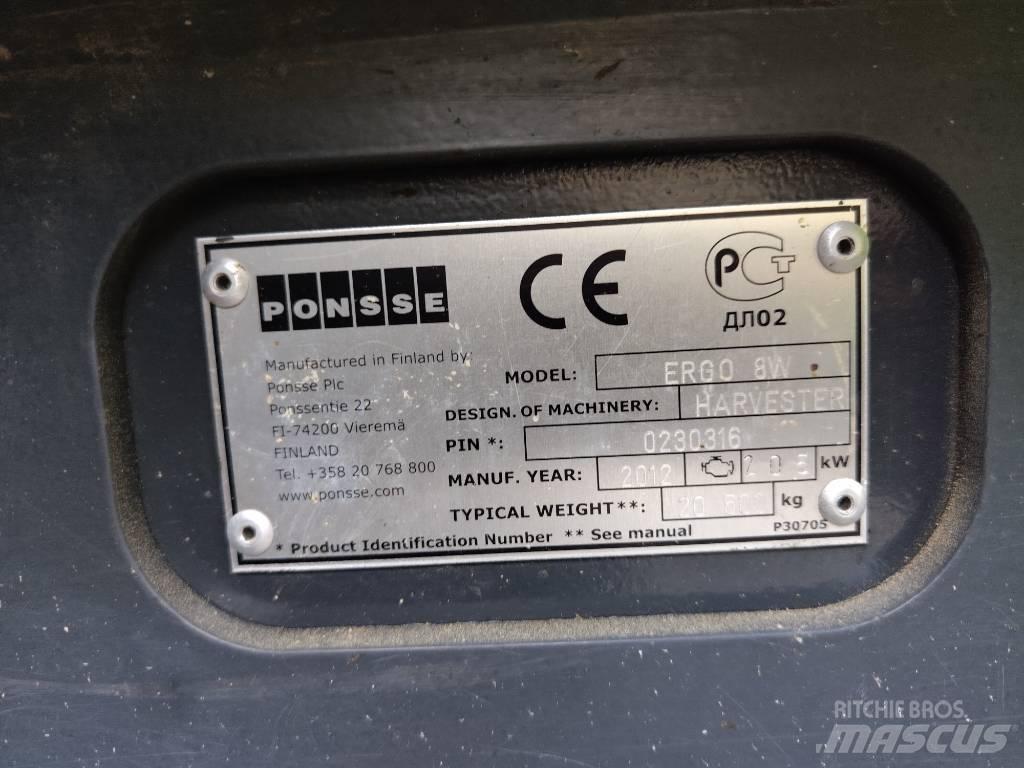 Ponsse ERGO 8W Harvesters