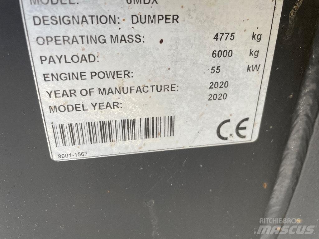 Mecalac 6 MDX Site Dumpers