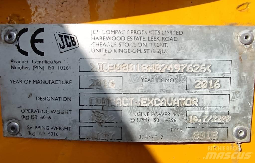 JCB 8018 CTS Mini Excavators <7t (Mini Diggers)