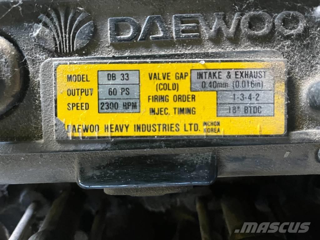 Daewoo DB33A E-0059 Engines