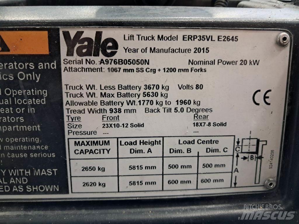 Yale ERP35VL Electric Forklifts