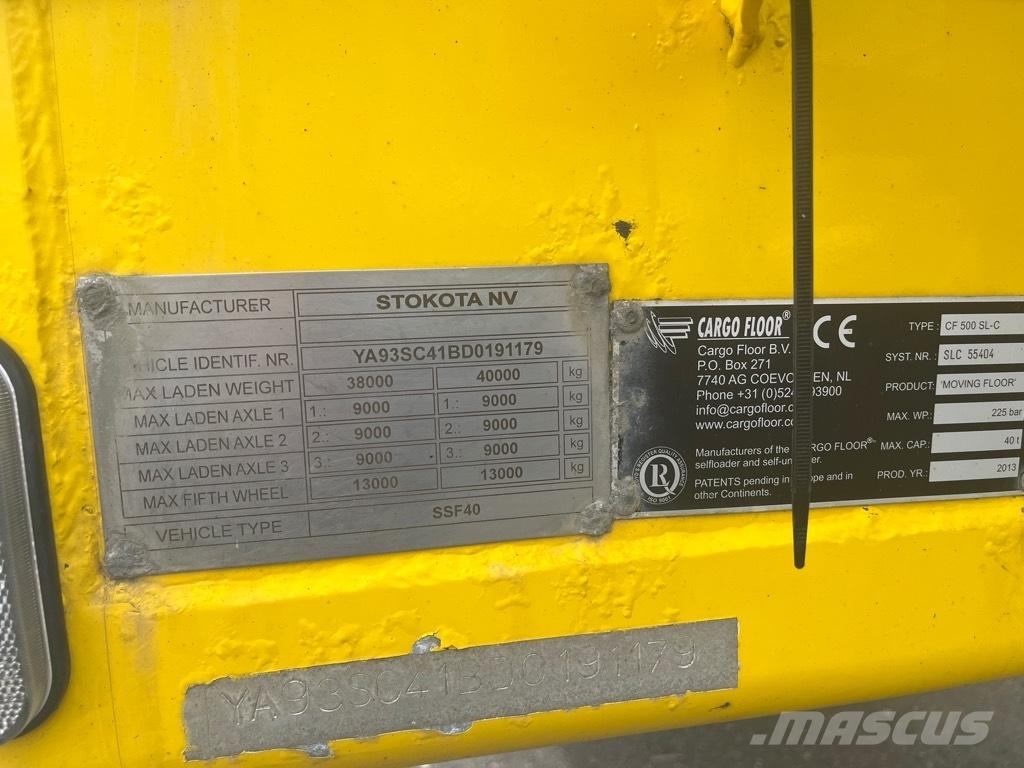 STOKOTA CargoFloor Wood chip semi-trailers