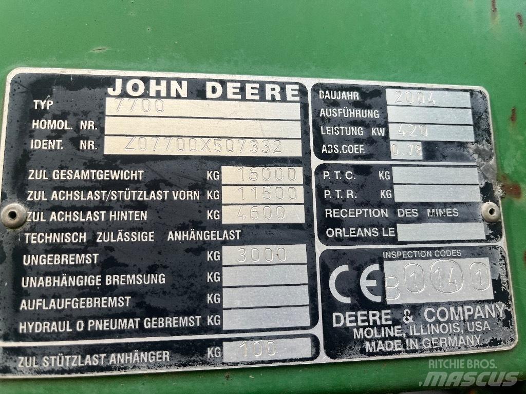 John Deere 7700 Foragers
