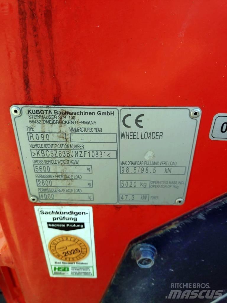 Kubota R 090 Wheel Loaders