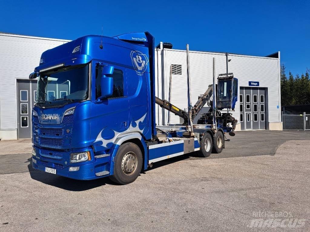 Scania R580B6X4NB Log trucks