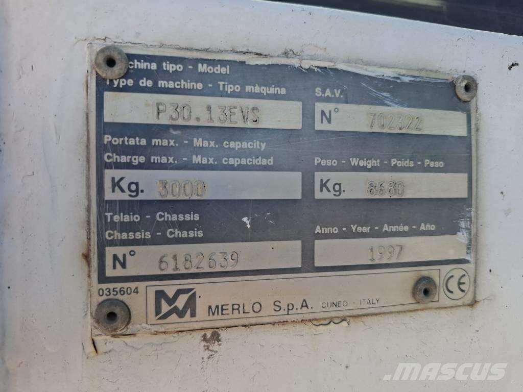 Merlo P 30.13 EVS Chassis and suspension