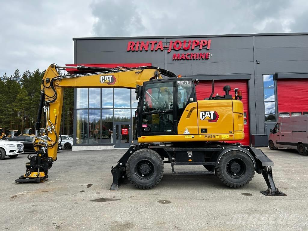 CAT M317F / Myyty, Sold Wheeled Excavators