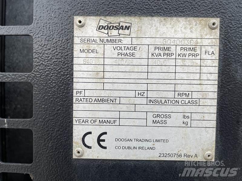 Doosan G 40 Diesel Generators