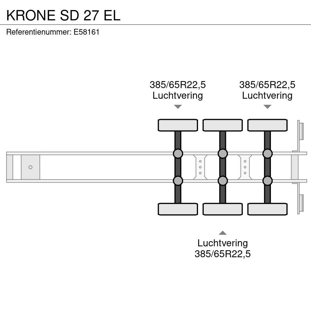 Krone SD 27 EL Flatbed Trailers
