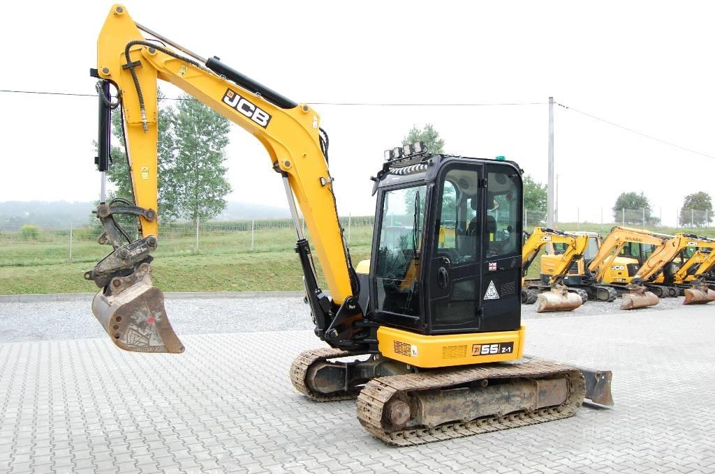 JCB 55Z-1 Aircon Mini Excavators <7t (Mini Diggers)