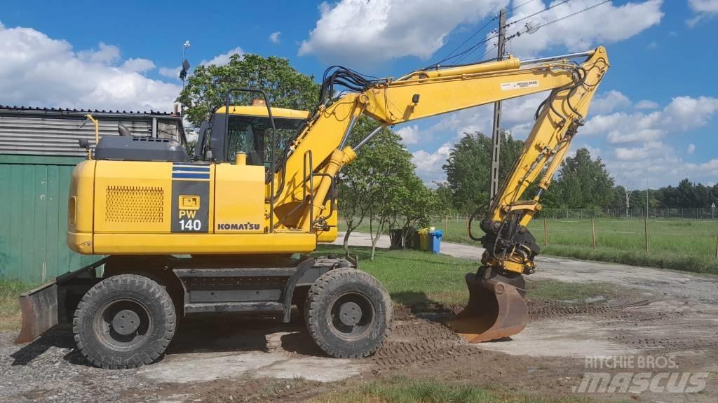 Komatsu PW 140-7 Wheeled Excavators